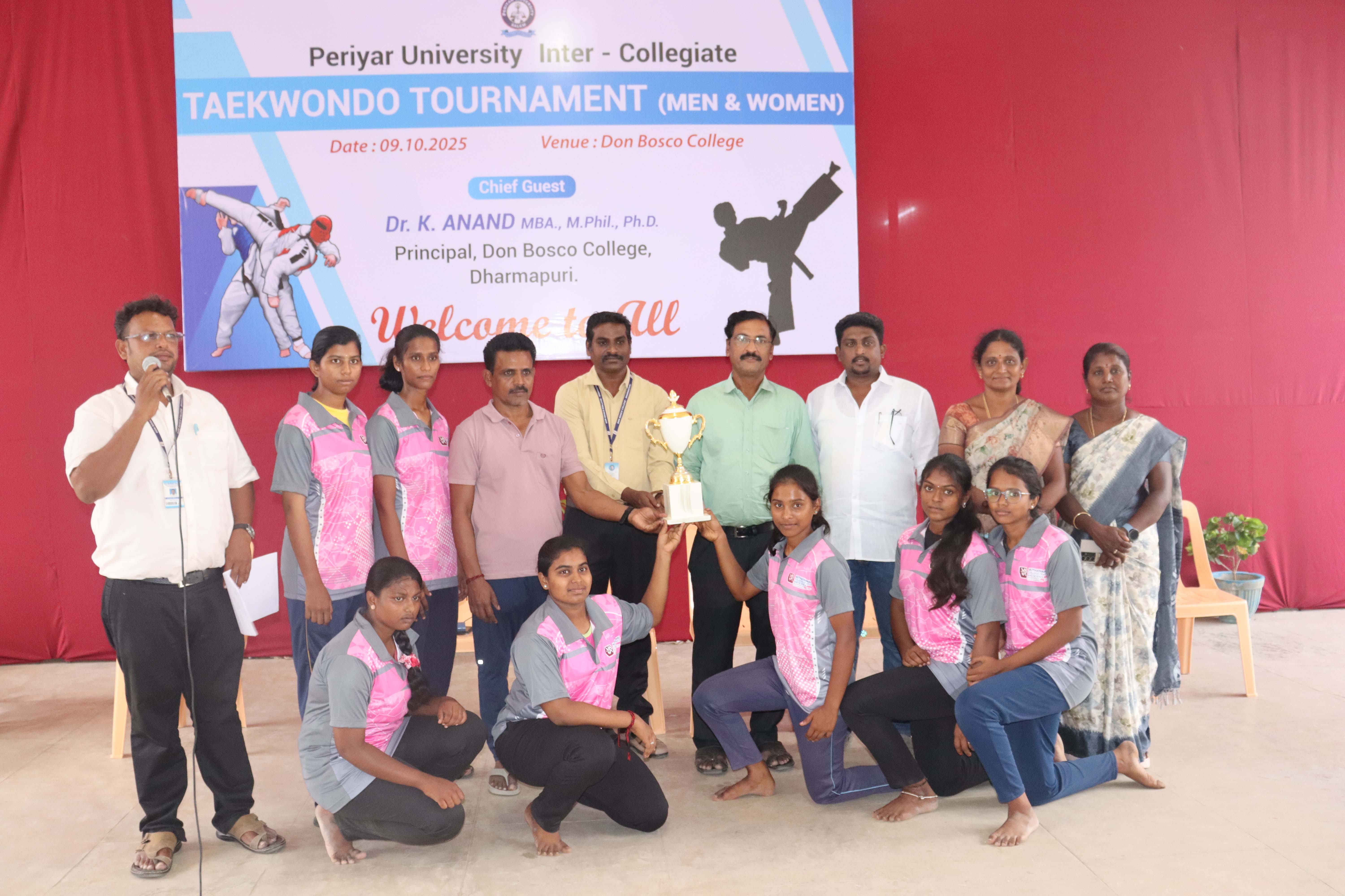 Periyar University Inter Collegiate TEAKWONDO Tournament