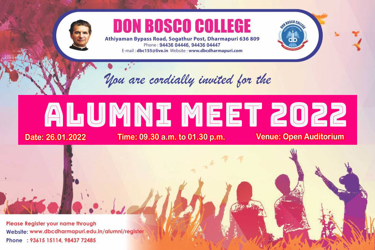 Alumni Registration - Don Bosco College Dhamapurai