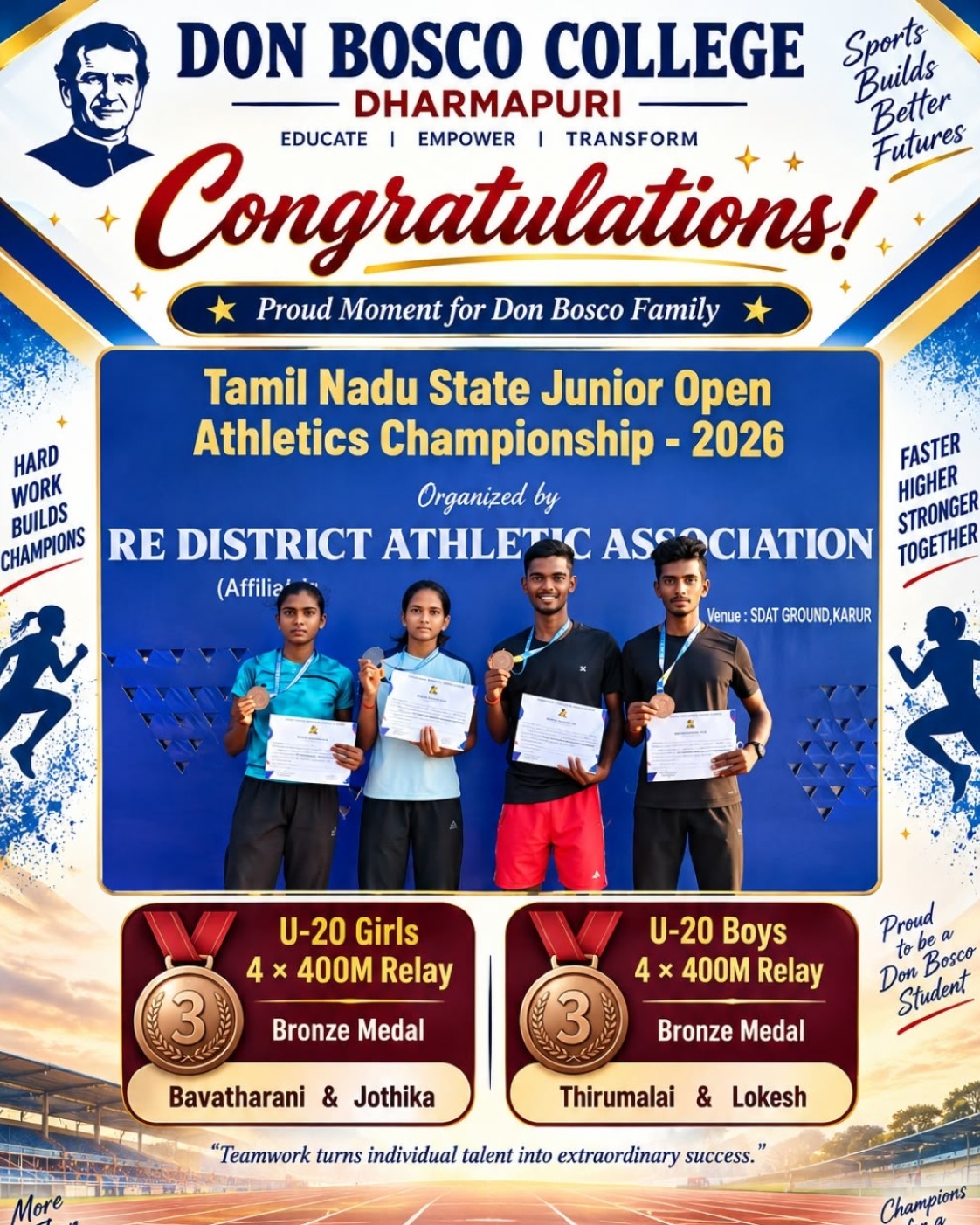 4x400M relay