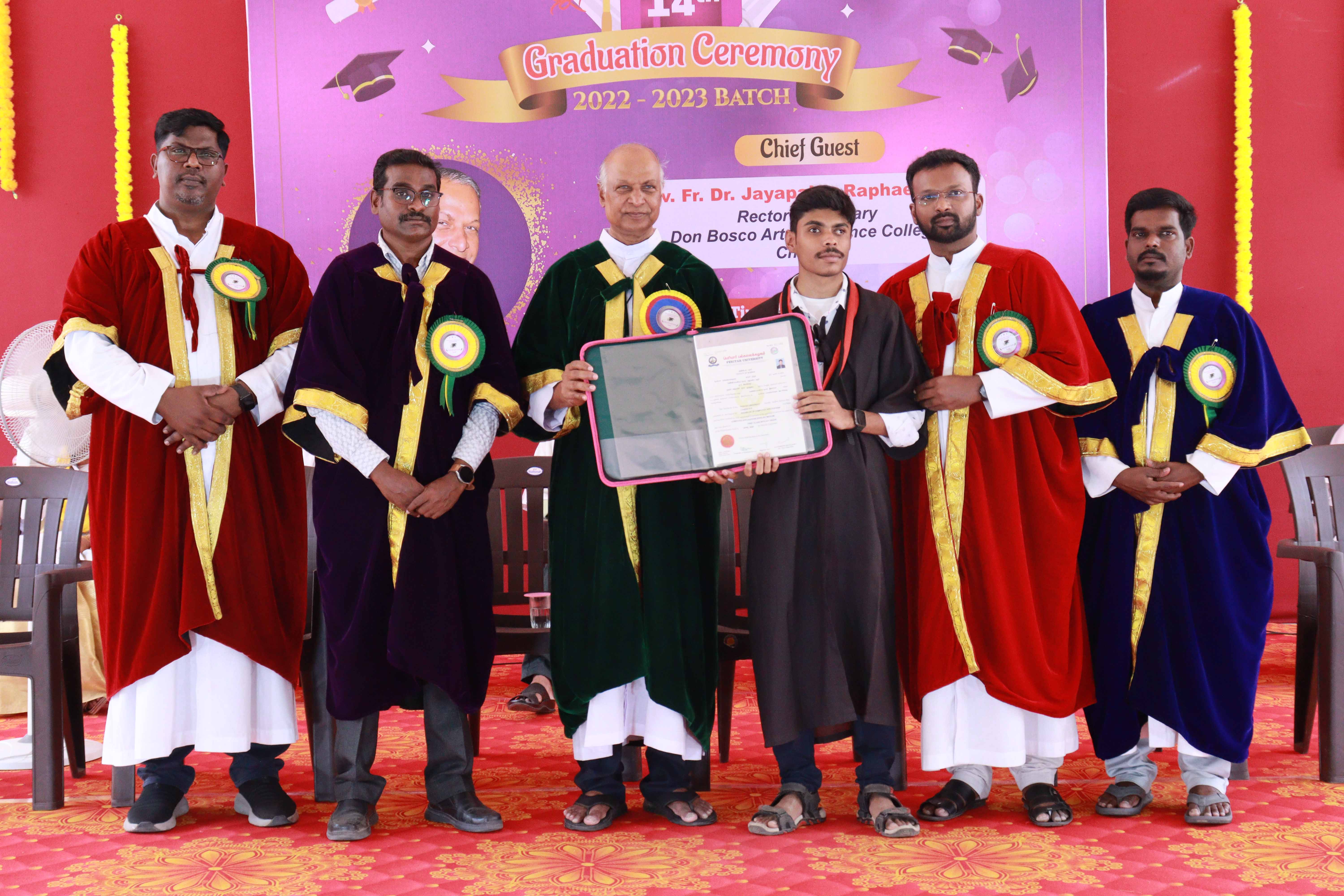14th Graduation Day 2026 - Don Bosco College - Dharmapuri