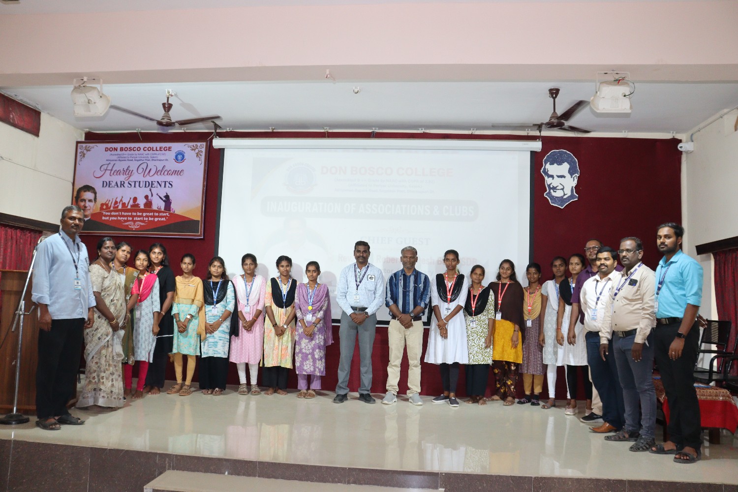 INAUGURATION ASSOCIATIONS & CLUBS