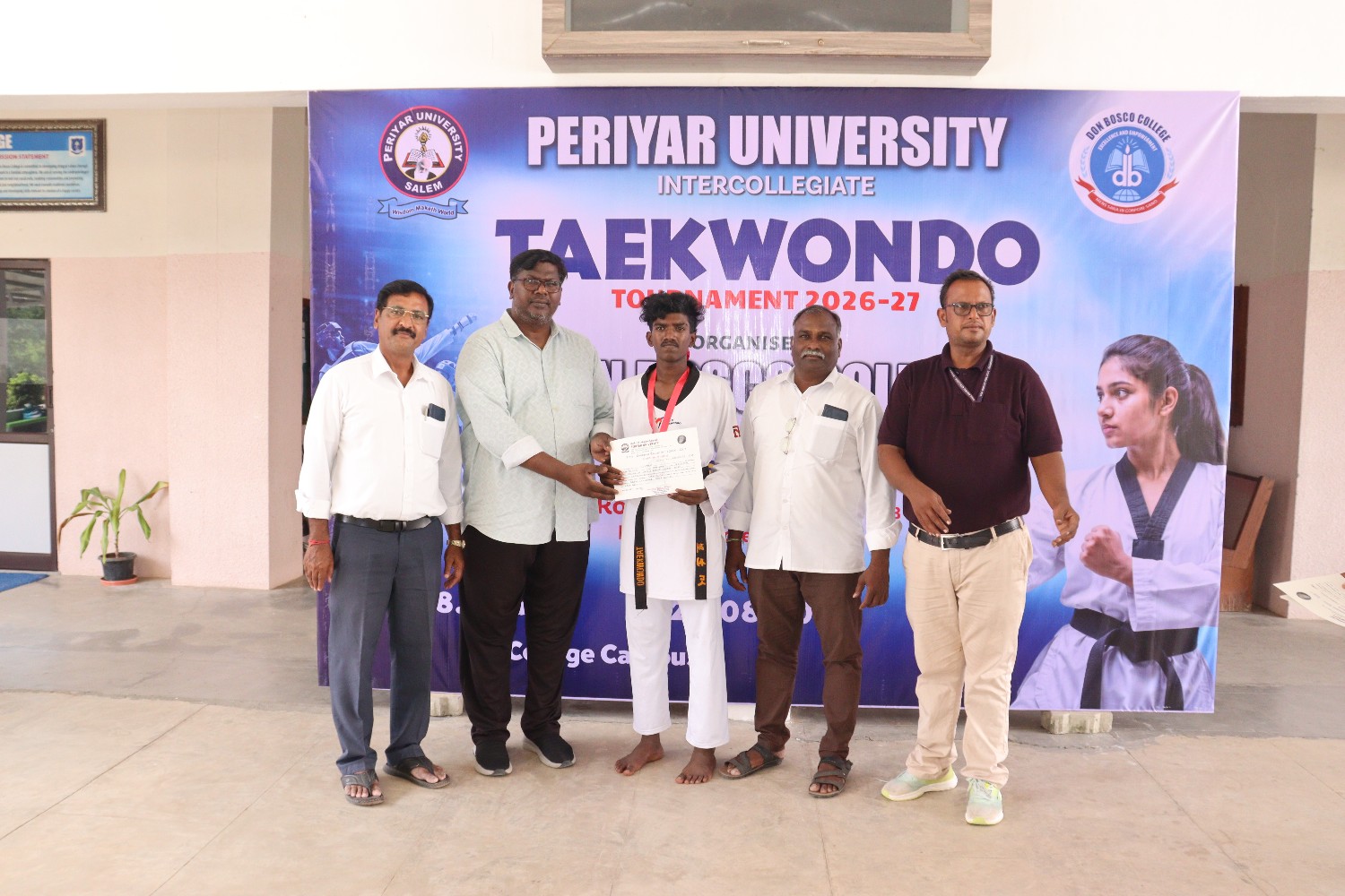 Periyar University Inter Collegiate TEAKWONDO Tournament 2026-2027