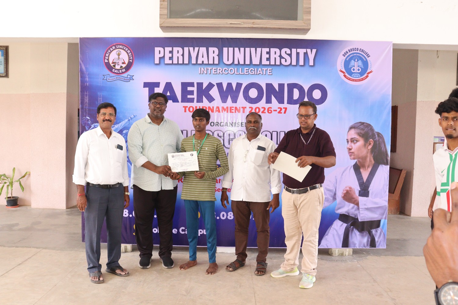 Periyar University Inter Collegiate TEAKWONDO Tournament 2026-2027