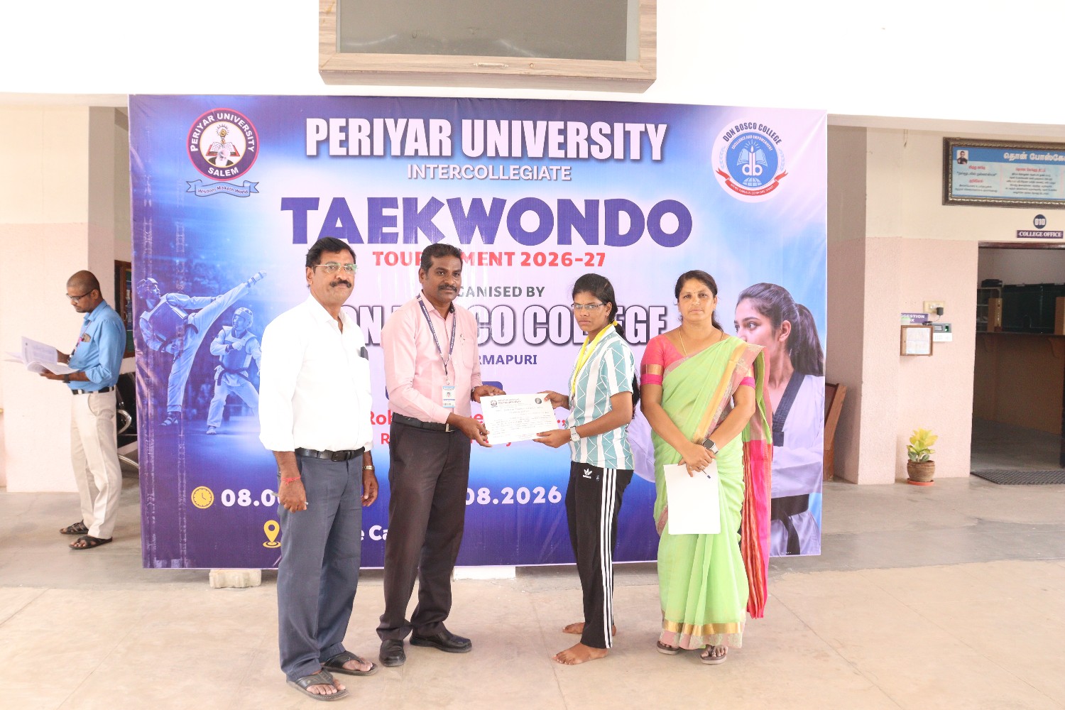 Periyar University Inter Collegiate TEAKWONDO Tournament 2026-2027